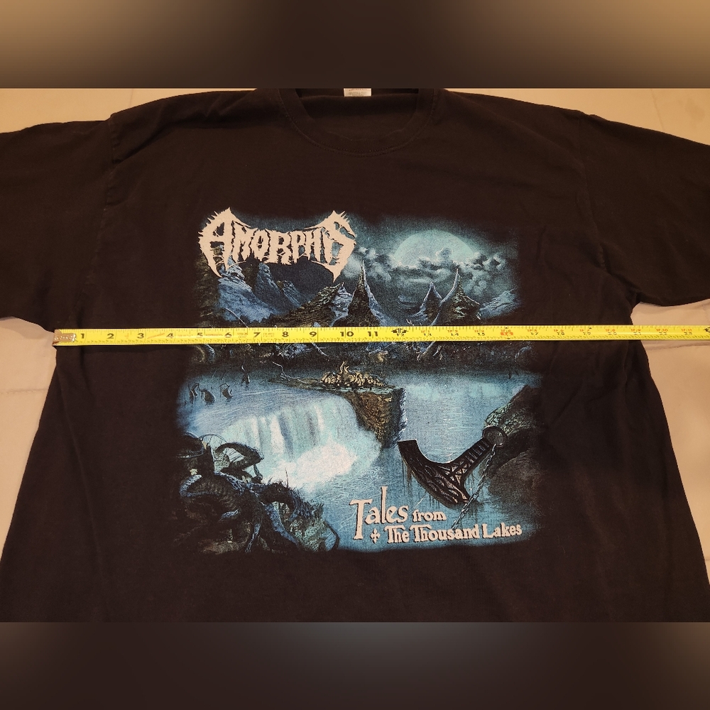 AMORHIS - TALES FROM THE THOUSAND LAKES - 20TH ANNIVERSARY - SHIRT - MENS XL - Picture 4 of 9